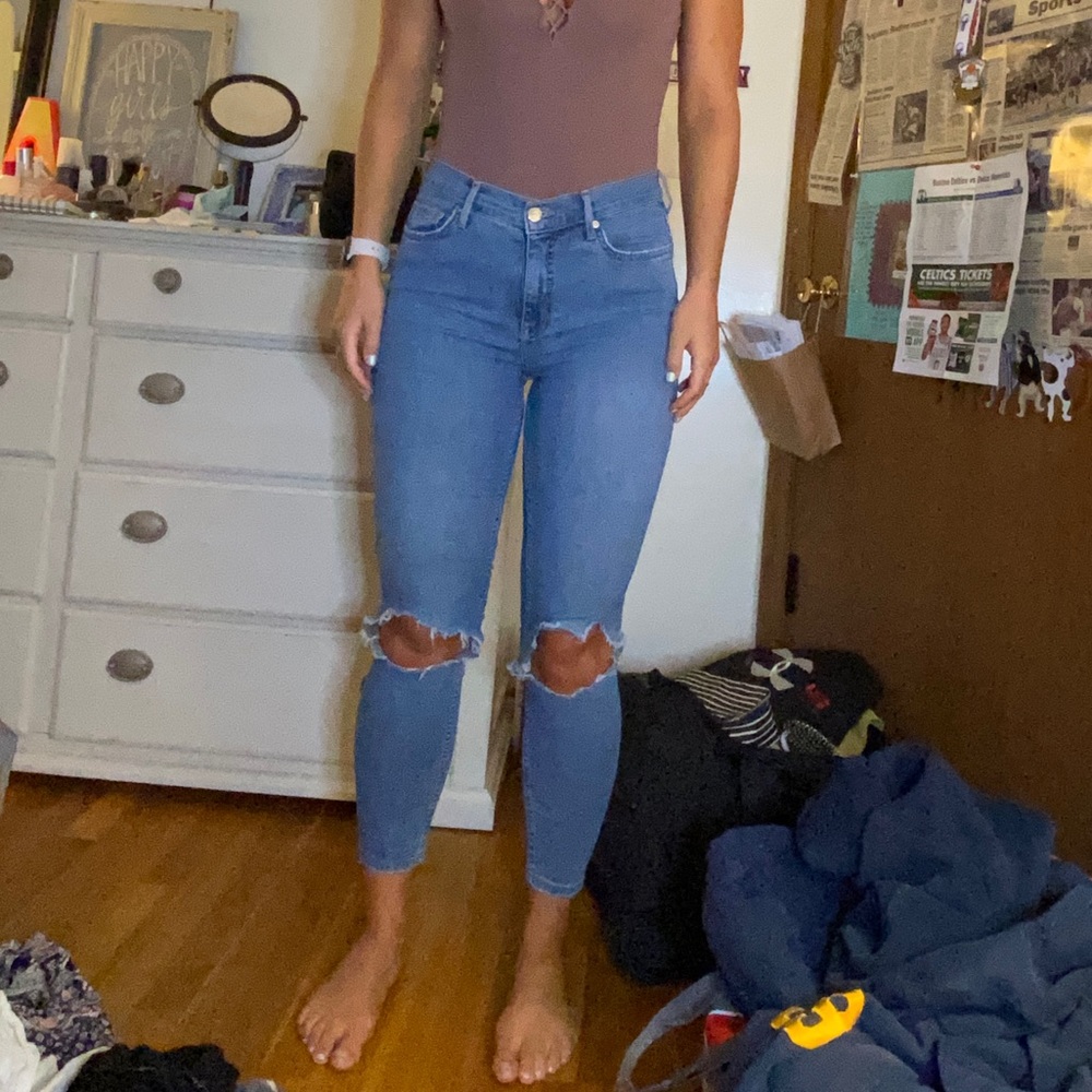Free people ripped jeans